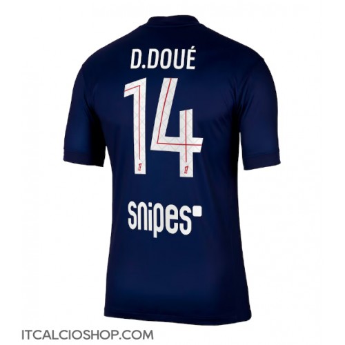 Paris Saint-Germain Desire Doue #14 Prima Maglia 2025-26 Manica Corta